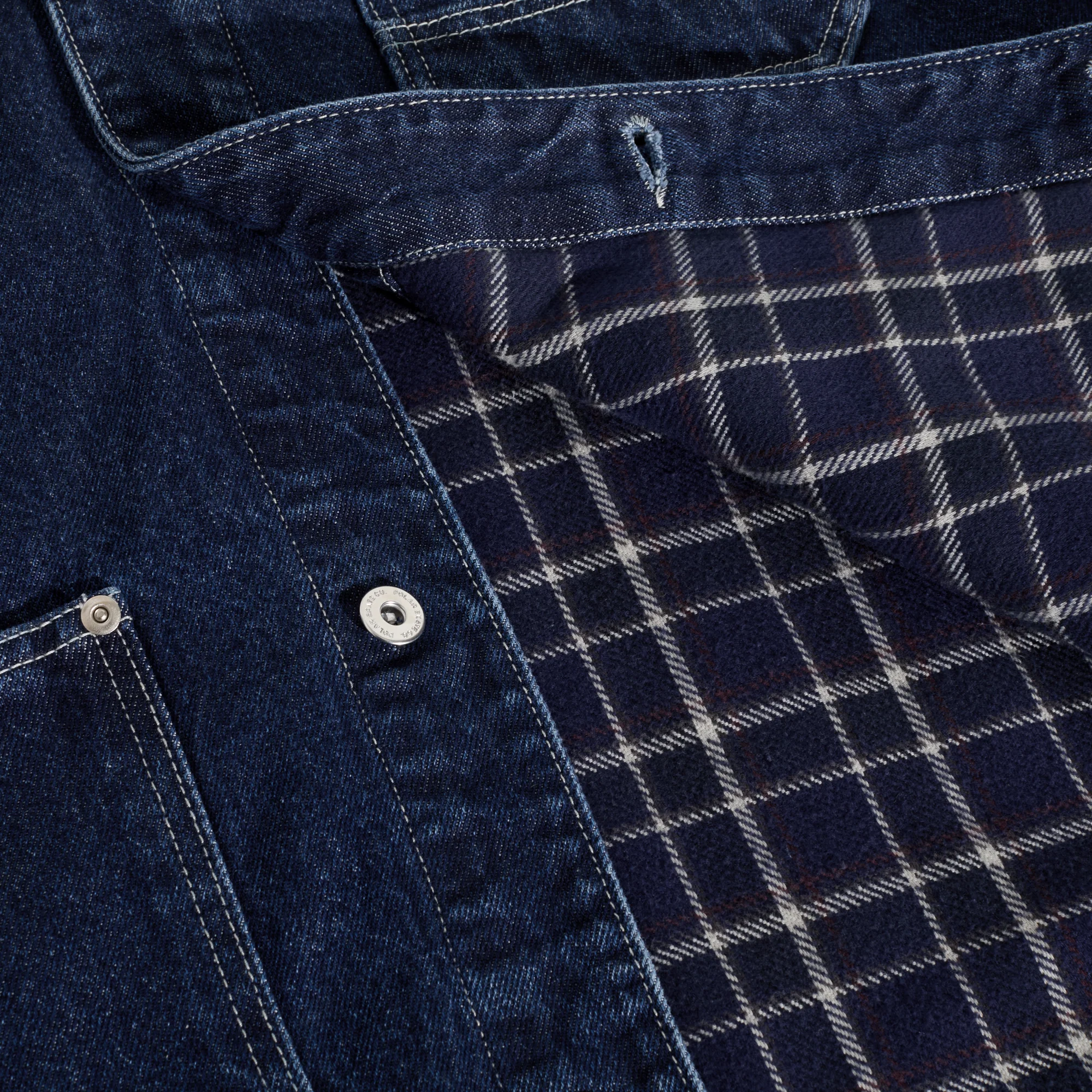 Polar -  Ezra Jacket With Flannel Lining Indigo - Image 5
