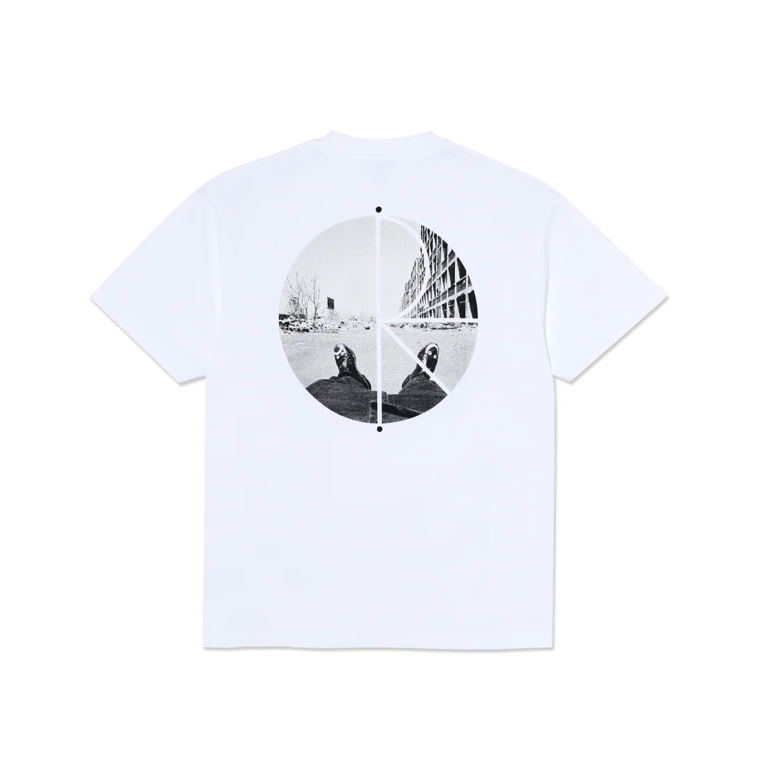 Polar - Fill Logo Tee | Happy Sad White