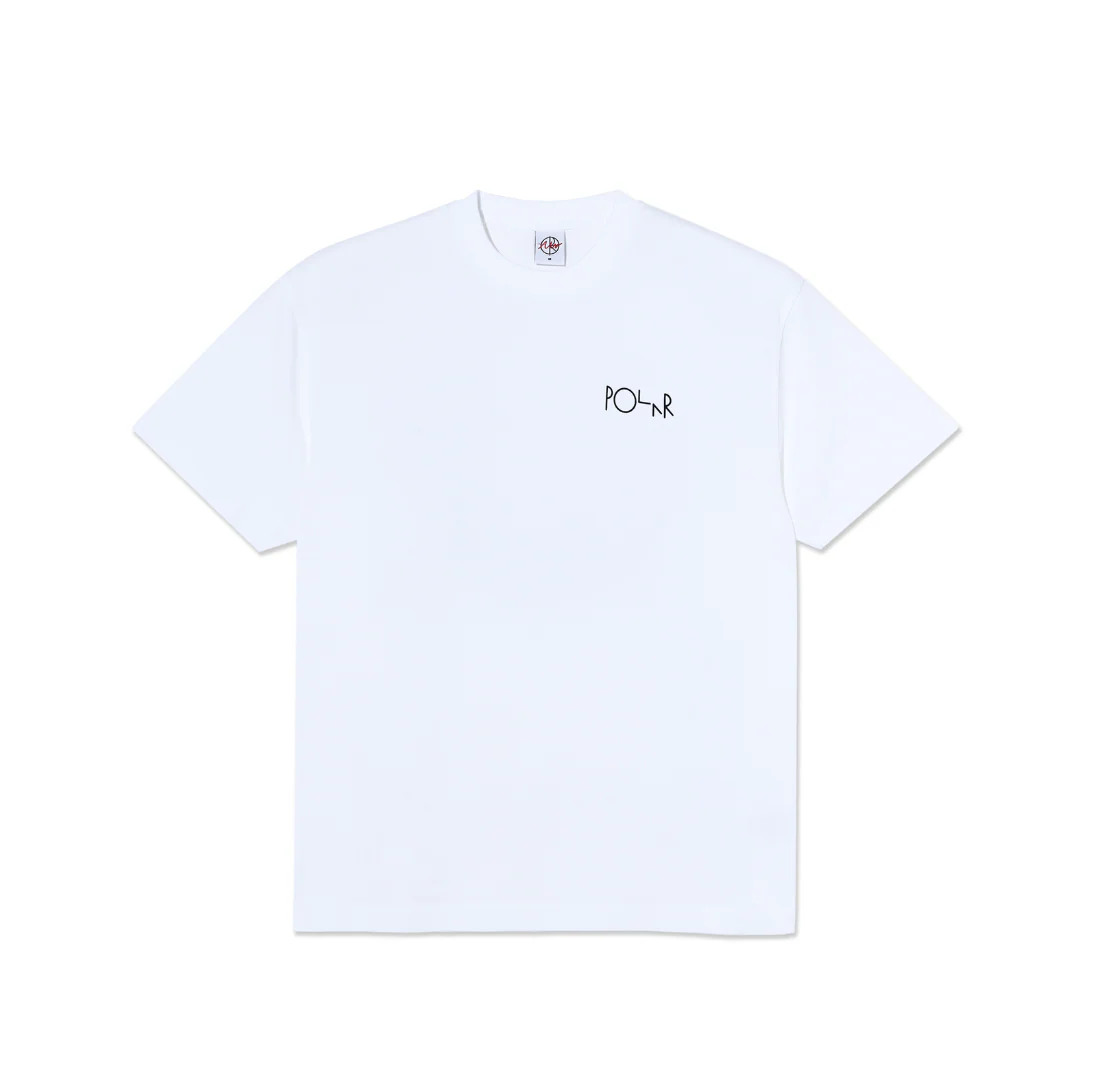 Polar - Fill Logo Tee | Happy Sad White - Image 2