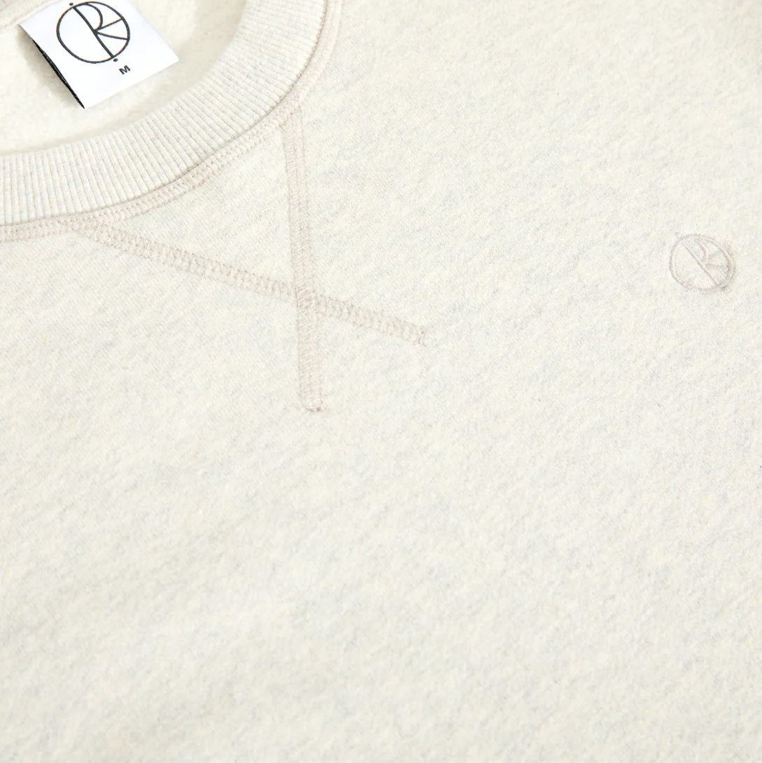 Polar - Frankie Crewneck Ivory Grey Melange - Image 3