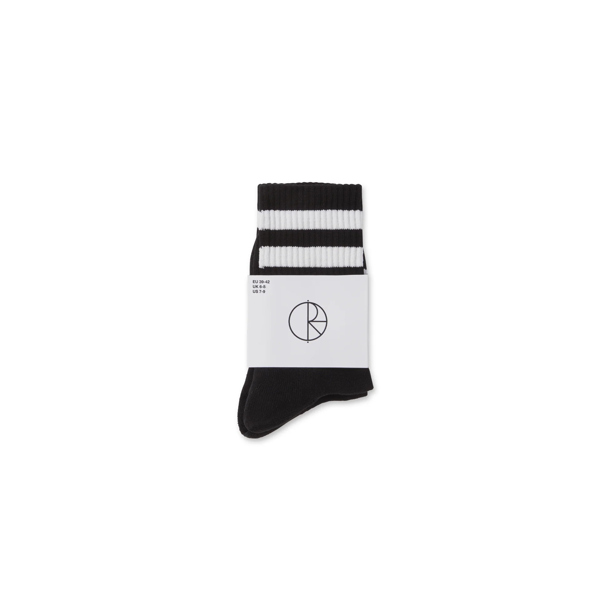 Polar - Happy Sad Rib Socks Black - Image 3