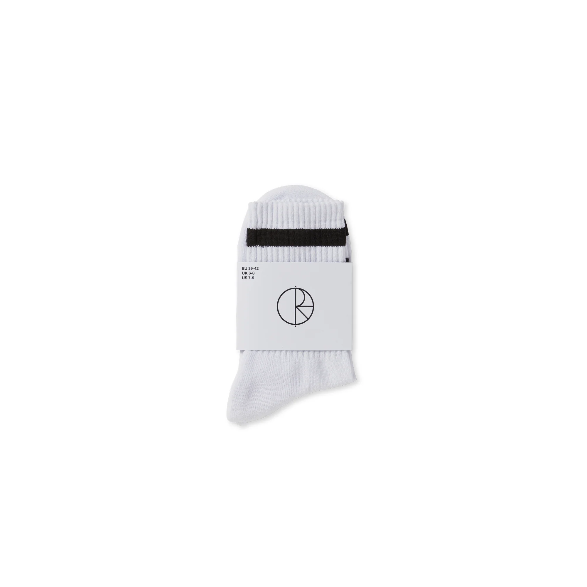 Polar - Happy Sad Rib Socks White - Image 3