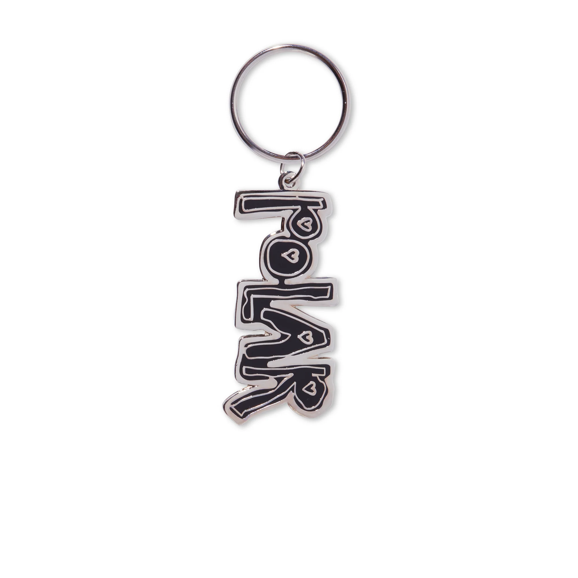Polar - Key Chain Heart Logo Black