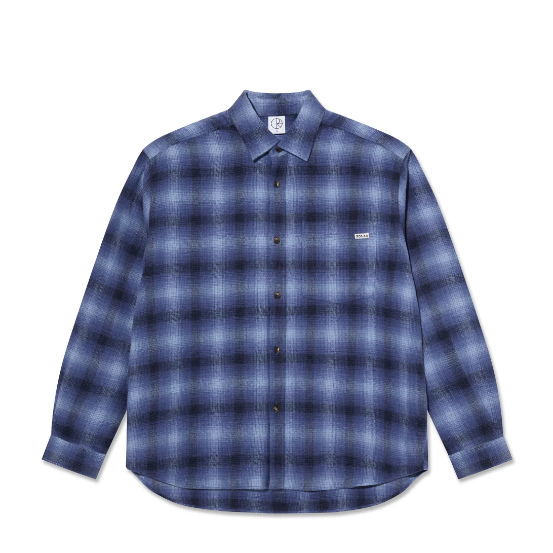 Polar - Mitchell LS Shirt | Shadow Check Blue