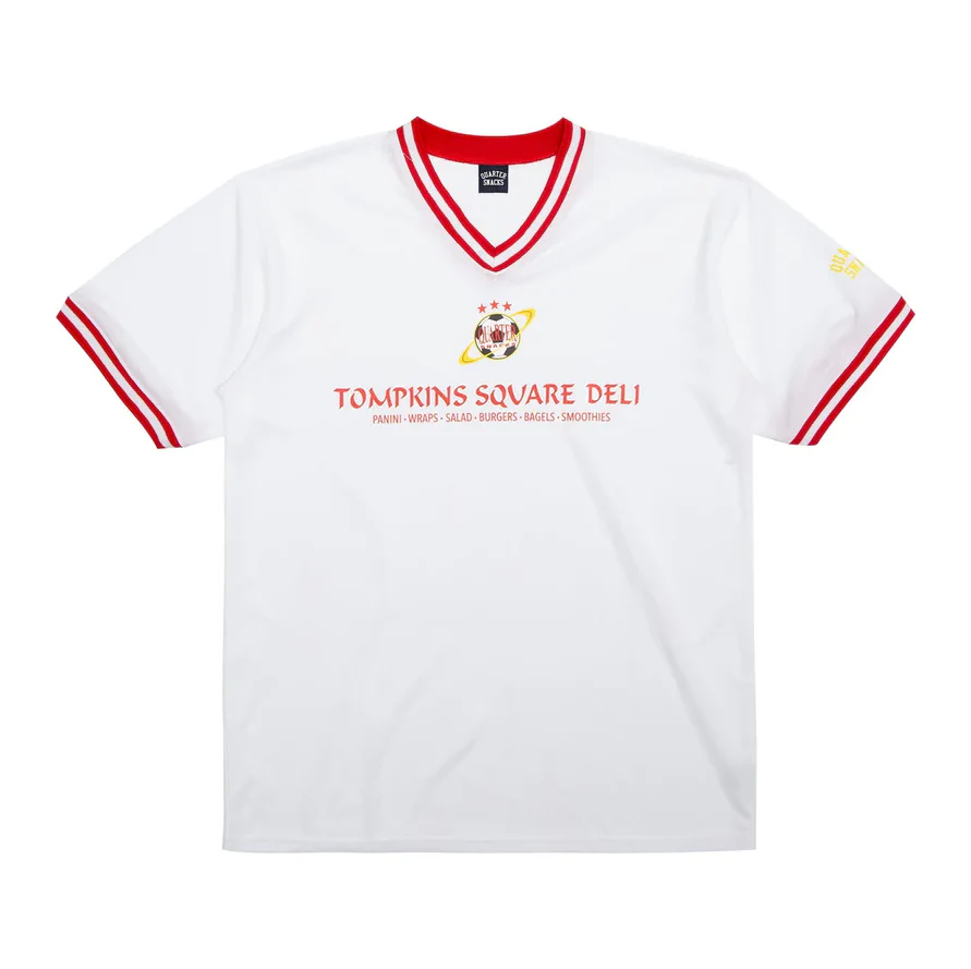 Quartersnacks - Deli Squad Soccer Jersey White