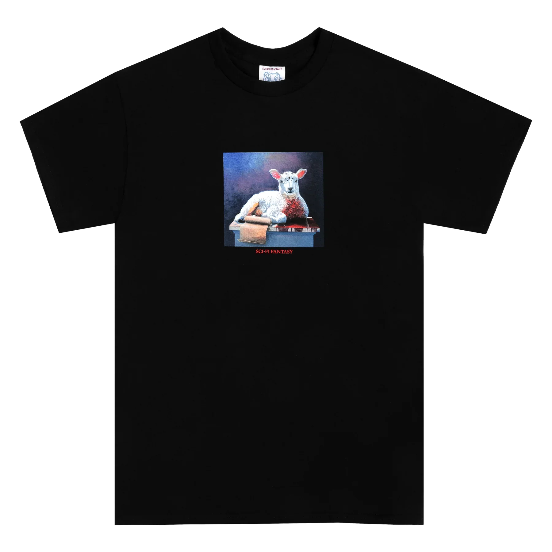 Sci-Fi Fantasy Lamb Tee Black