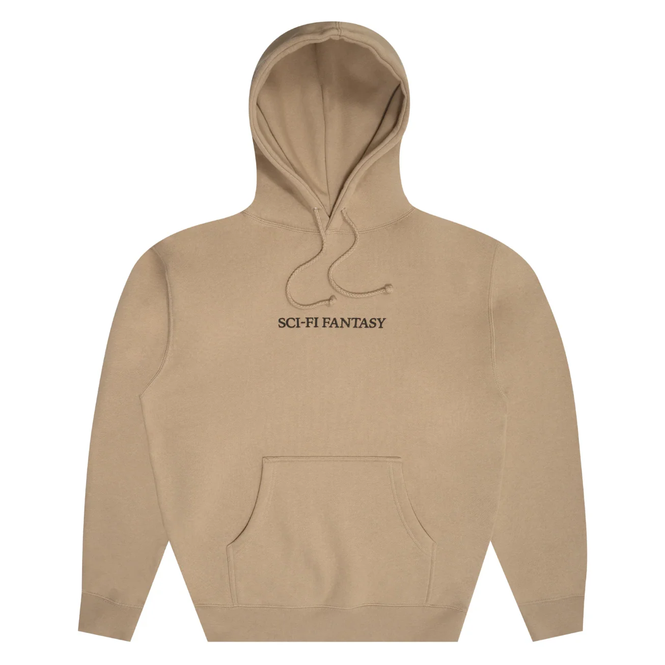 Sci-Fi Fantasy Logo Hooded Fleece Stone