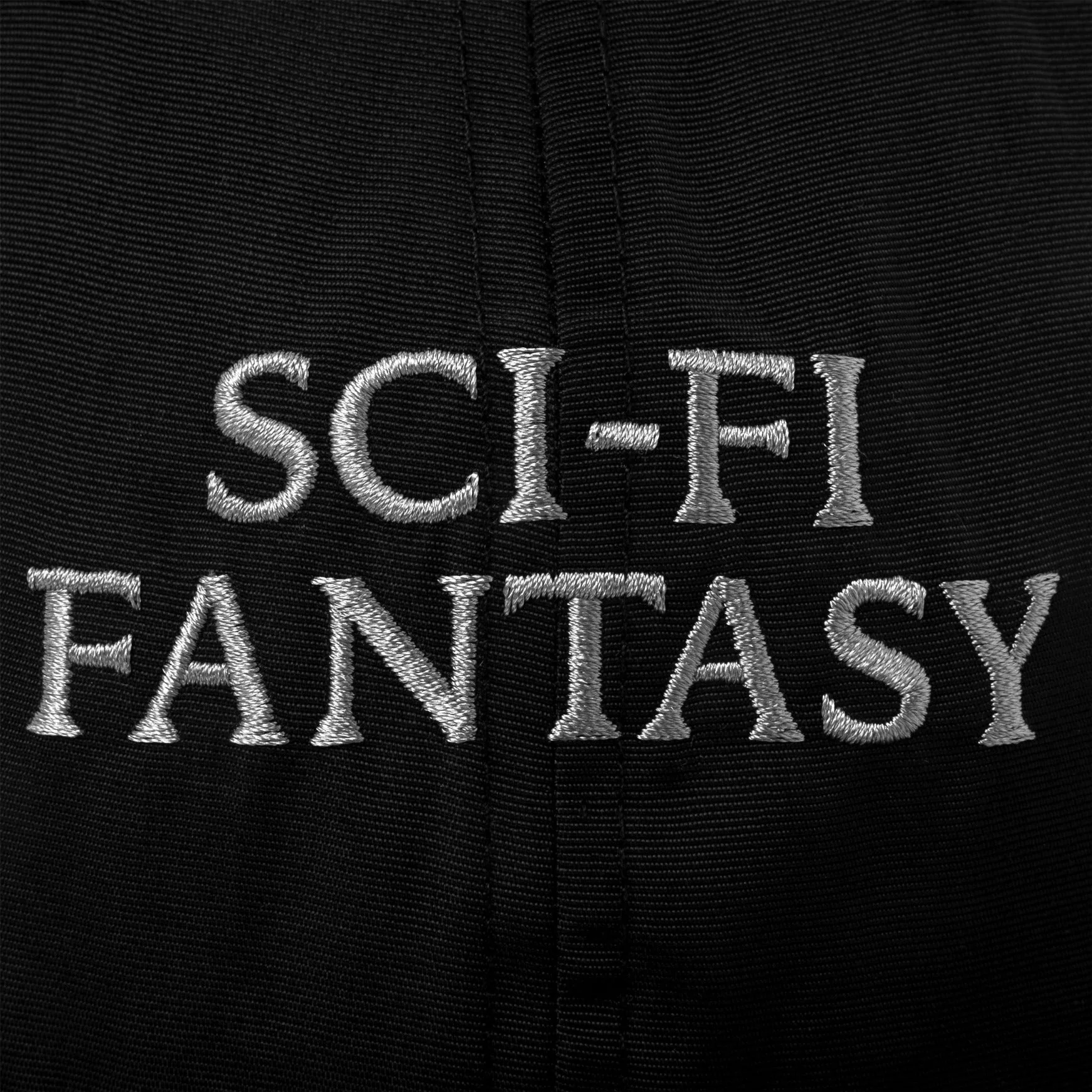 Sci-Fi Fantasy - Nylon Logo Hat Black - Image 3