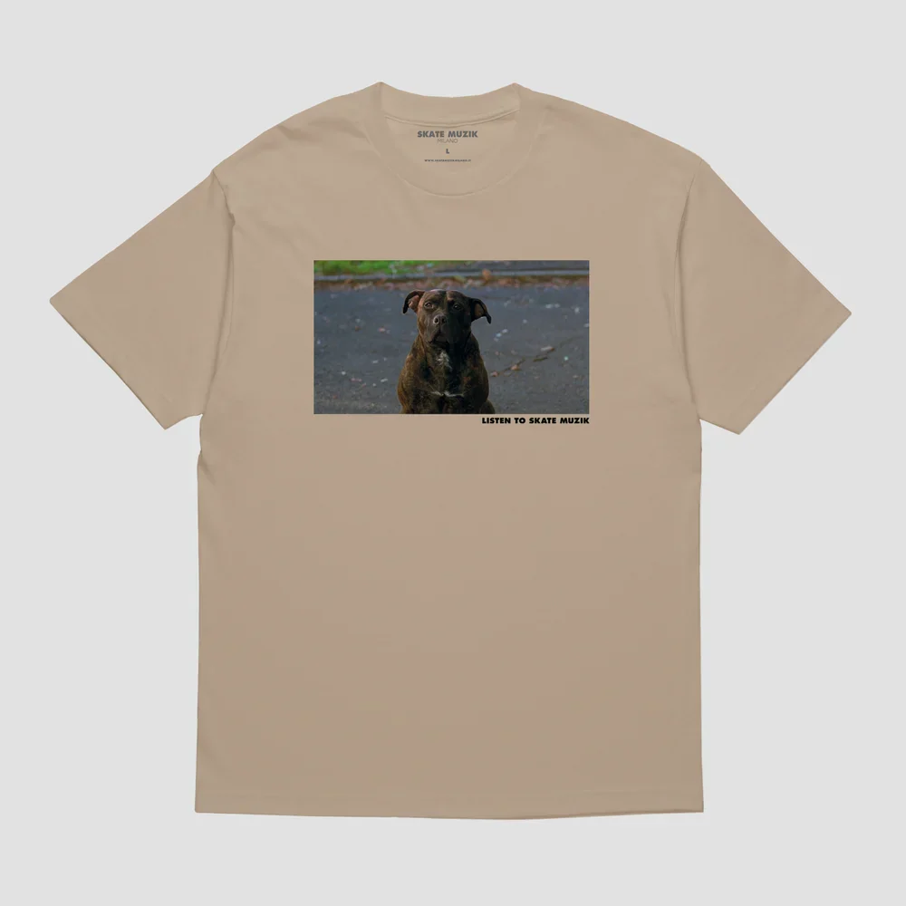Skate Muzik x Ghost Dog - Dog T-Shirt Sand