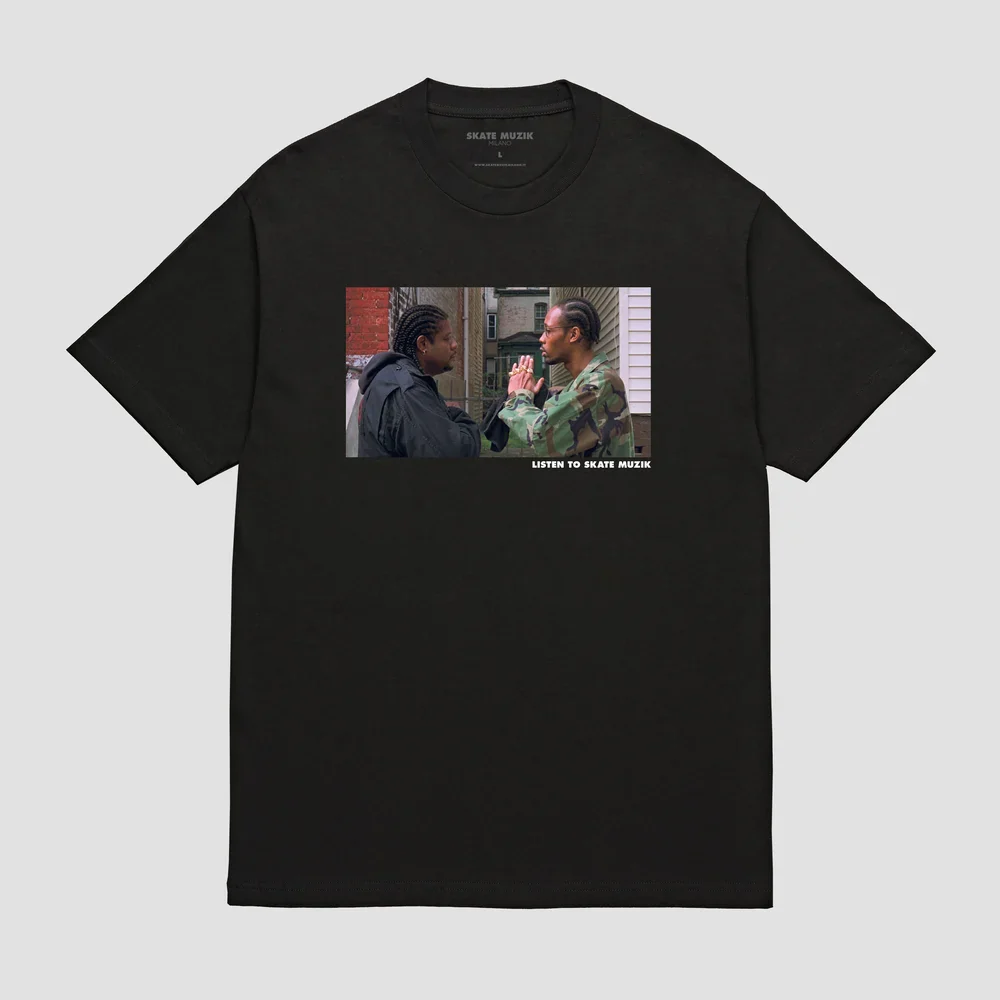 Skate Muzik x Ghost Dog - Peace T-Shirt Black