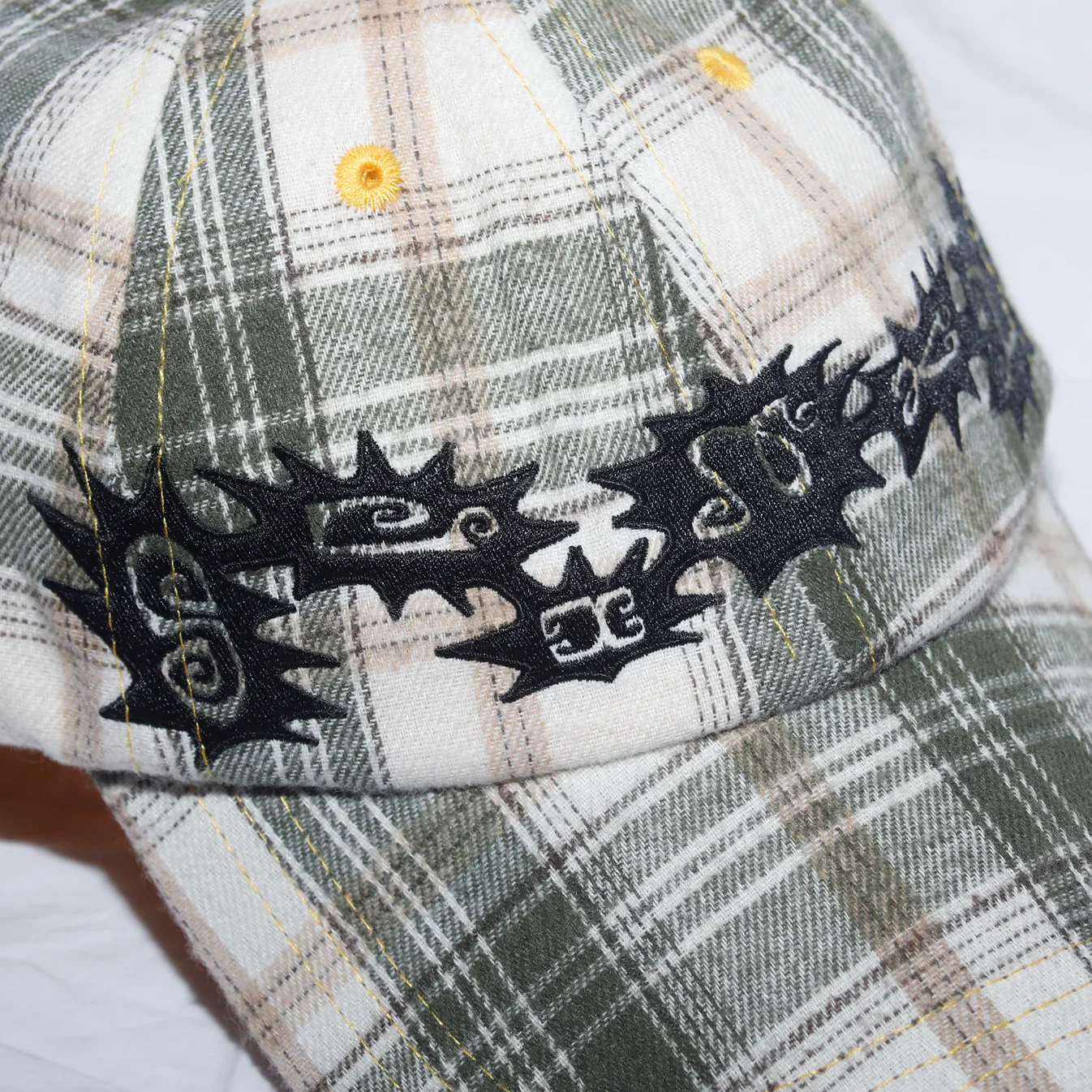 Slinky - Plaid Spikes Hat Green - Image 5