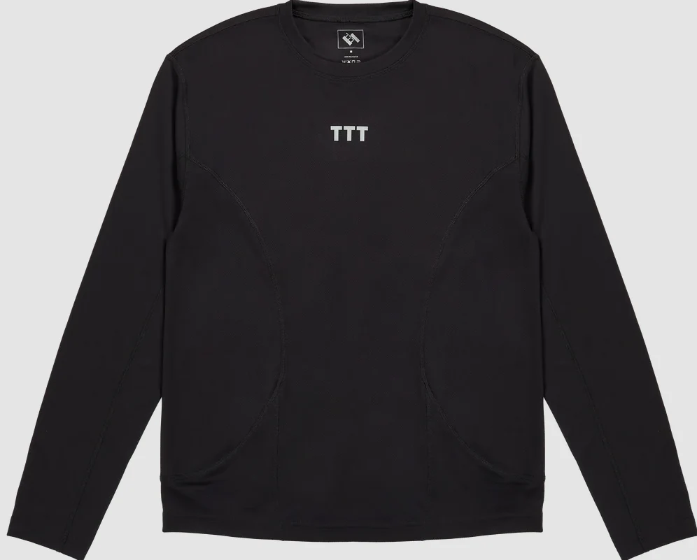 The Trilogy Tapes - 3M Winter Longsleeve Runnin Top Black - Image 2