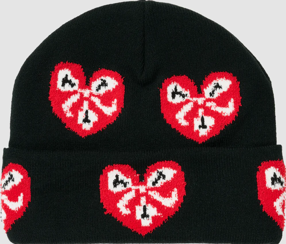 The Trilogy Tapes - Heart Beanie Black