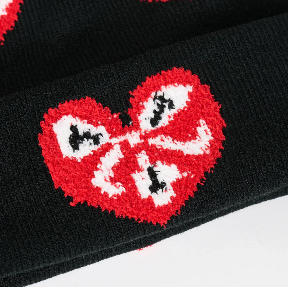 The Trilogy Tapes - Heart Beanie Black - Image 2