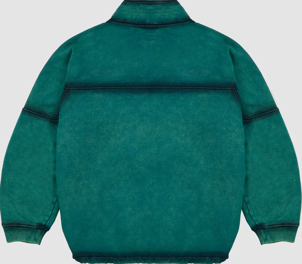The Trilogy Tapes - Spray Funnel Neck Sea Moss Green/Black - Image 2