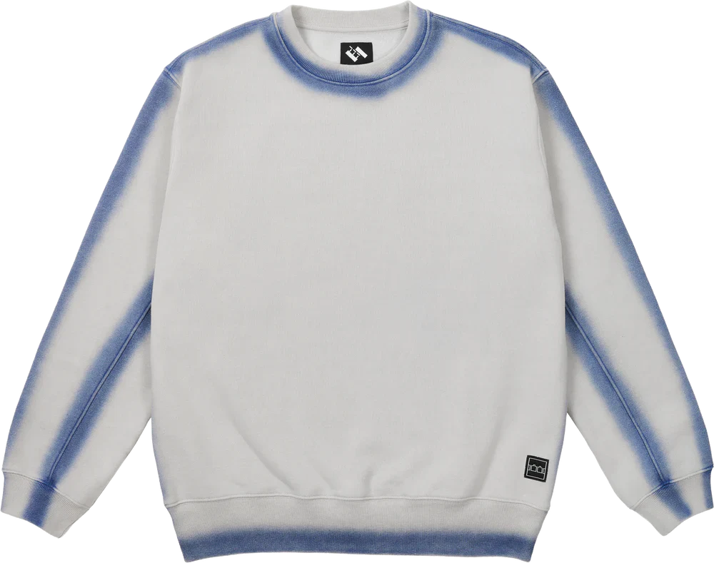 The Trilogy Tapes - TTT Overdyed Crew Grey/Blue