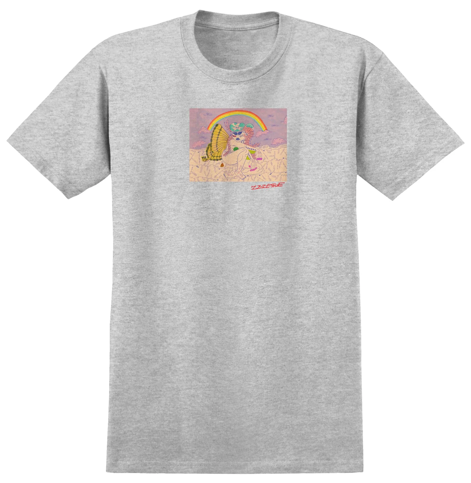 There - Howdy T-Shirt Heather Grey