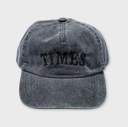 Times - Work Vato Cap Washed Black
