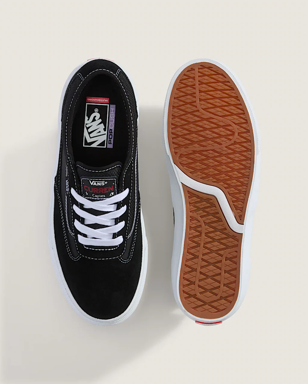 Vans - Skate Curren Caples Gum Black/White - Image 9