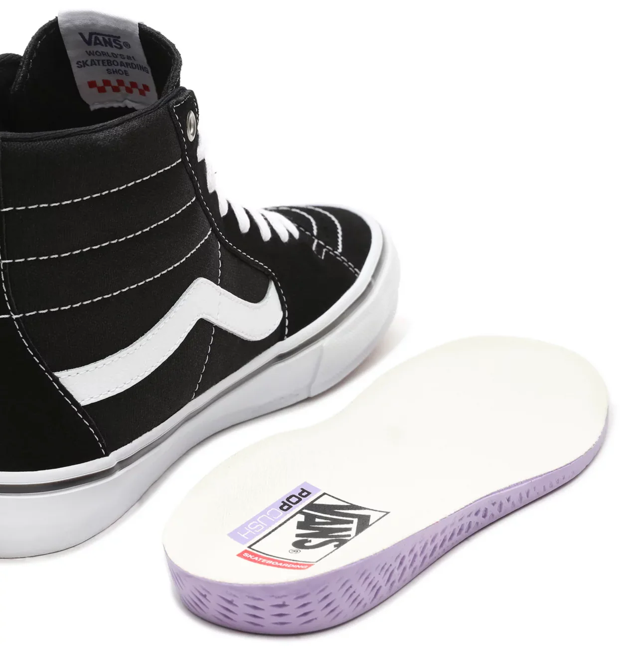Vans - Skate Sk8-Hi Black/White - Image 6