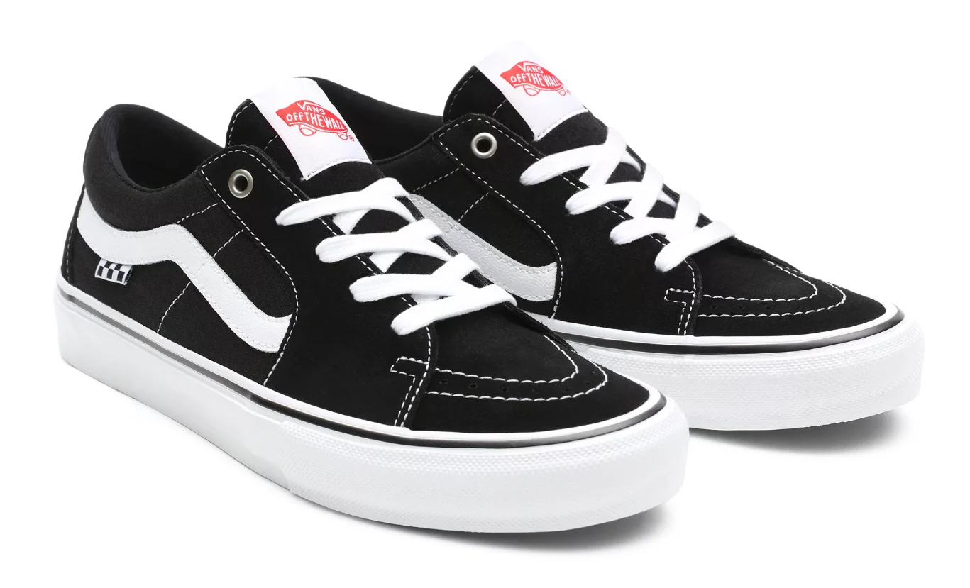 Vans - Skate Sk8-Low Black/White - Image 3