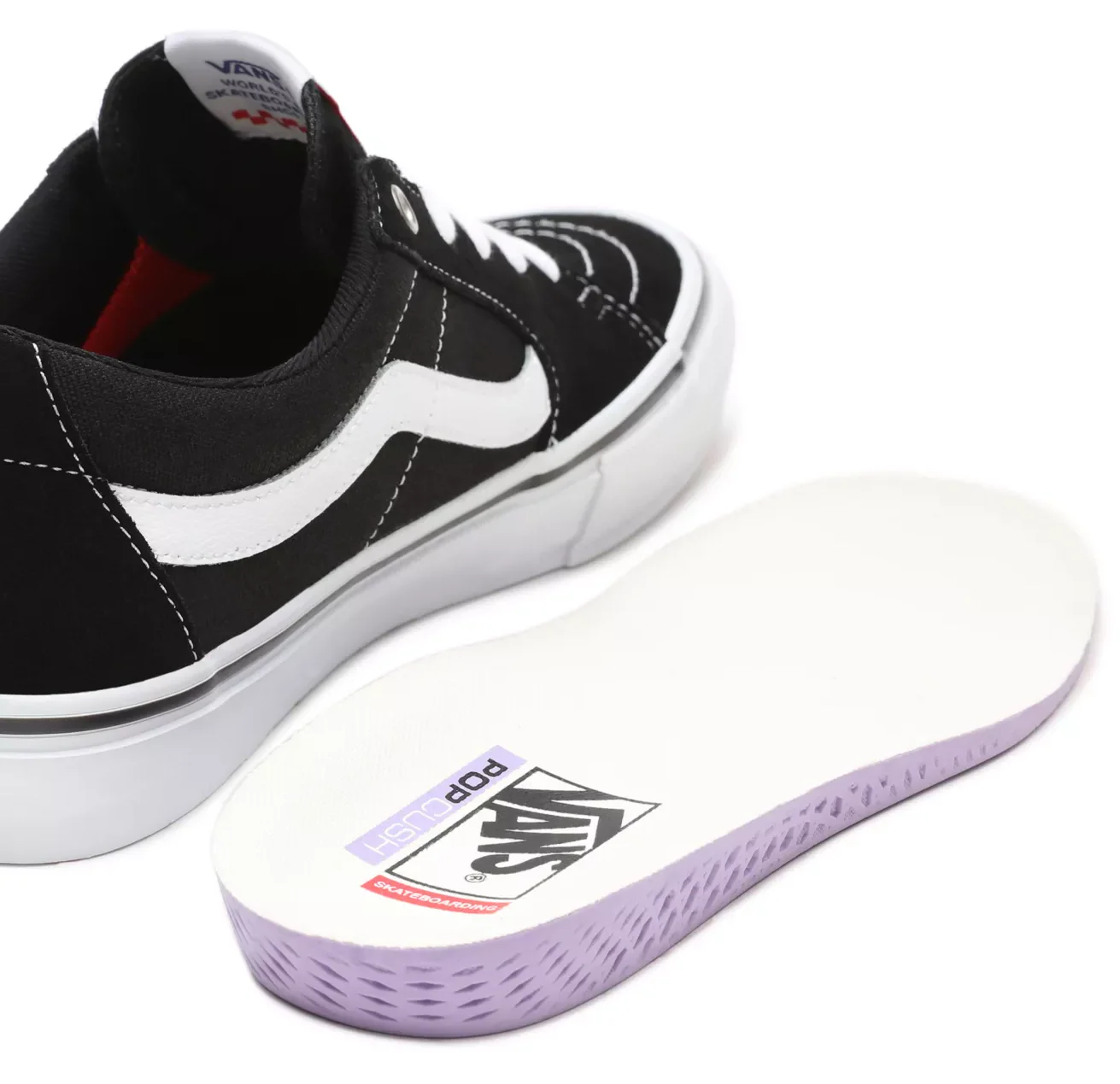 Vans - Skate Sk8-Low Black/White - Image 6