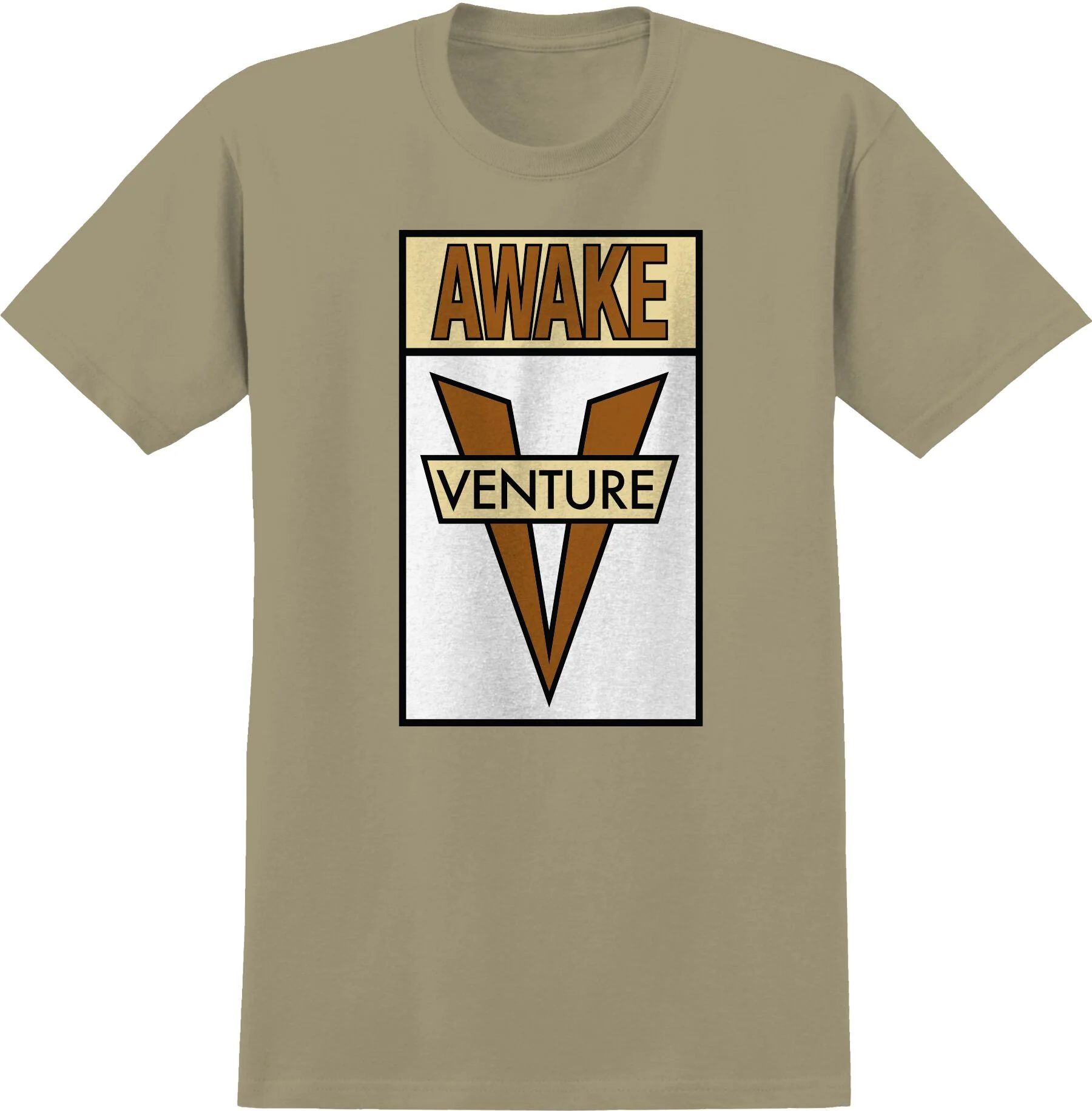 Venture - Awake S/S T-Shirt Tan