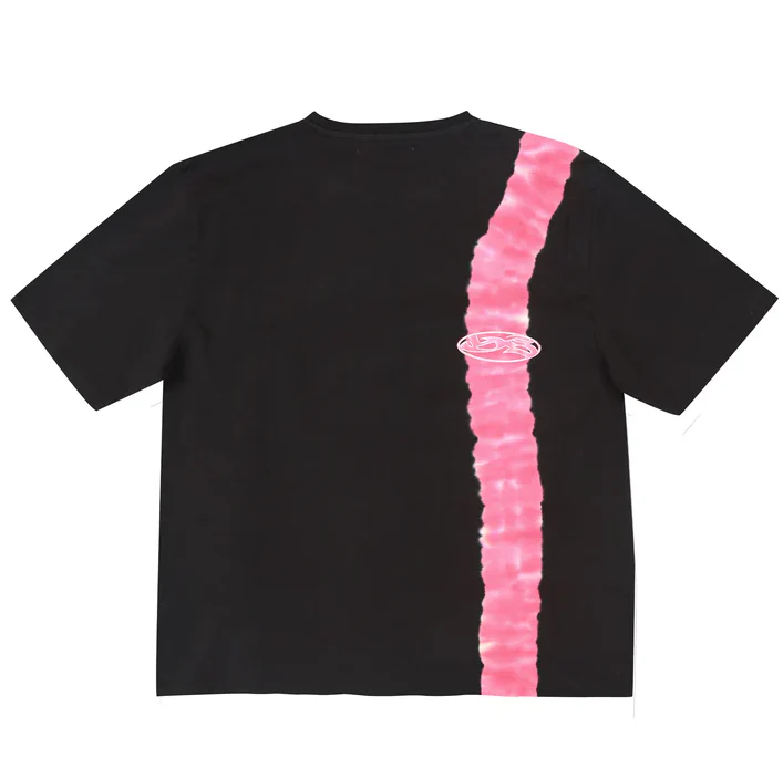 Yardsale - Flower Tie Dye T-Shirt Black - Image 2