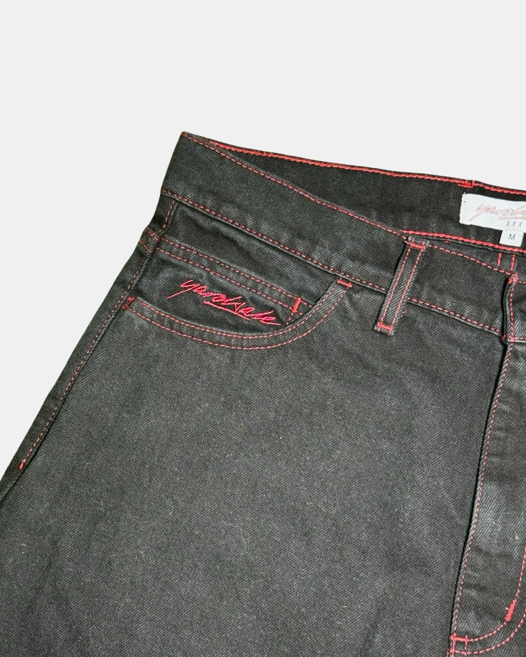 Yardsale - Phantasy Jeans Black/Red - Image 3