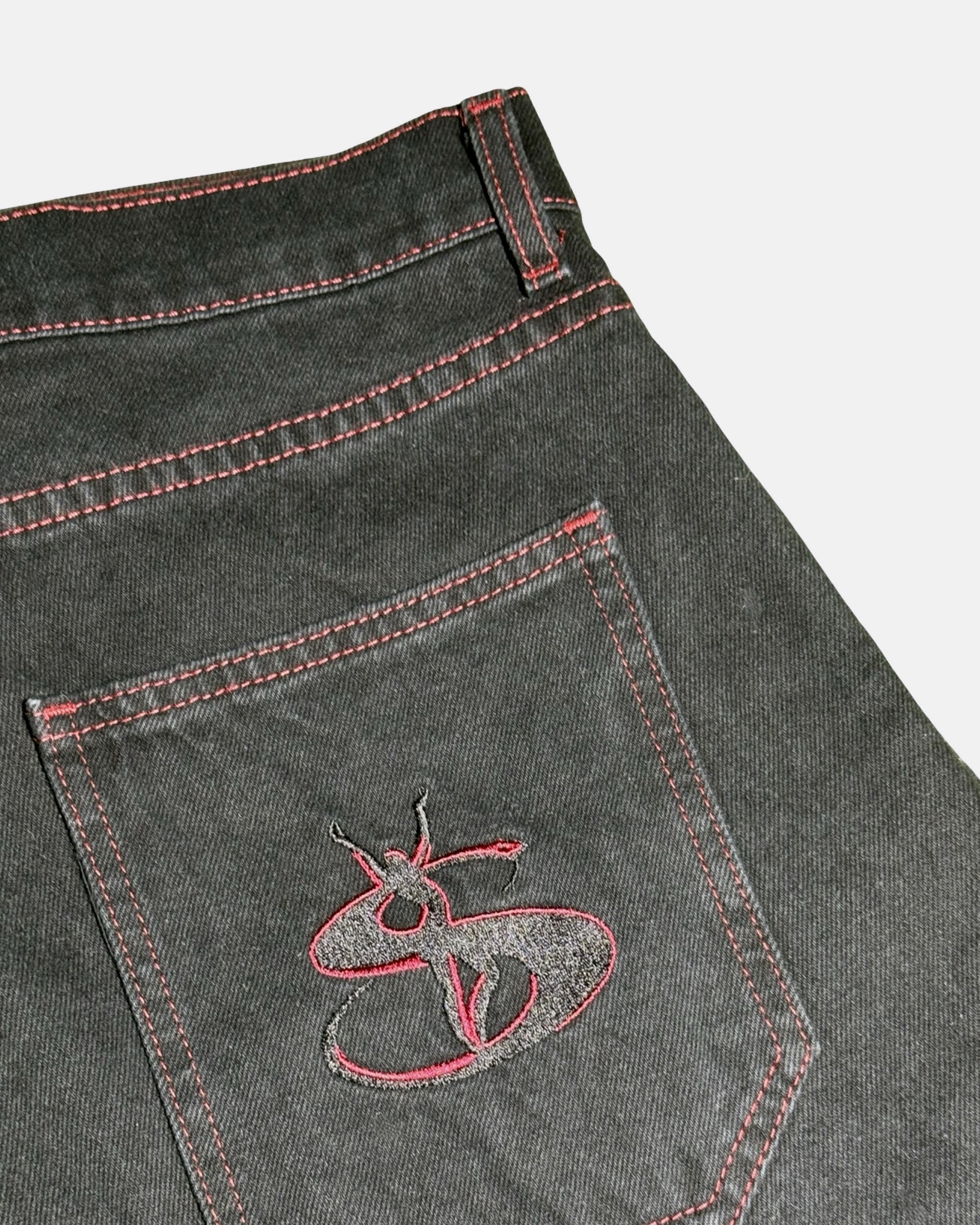 Yardsale - Phantasy Jeans Black/Red - Image 4